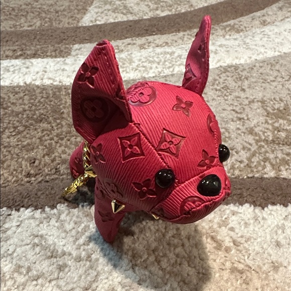 Accessories - Fashion Pink Monogram Dog Keychain/Charm